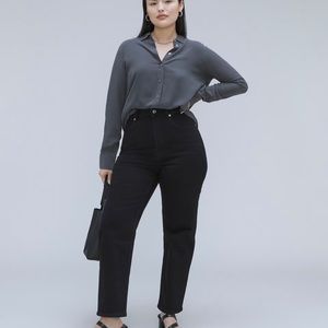 everlane curvy way-high denim jeans